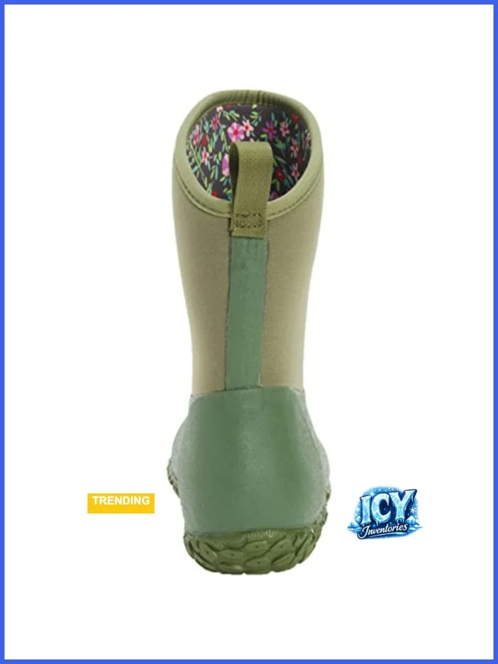 Removable Insole Fleece Lined Neoprene Mid-Calf Snow Boots